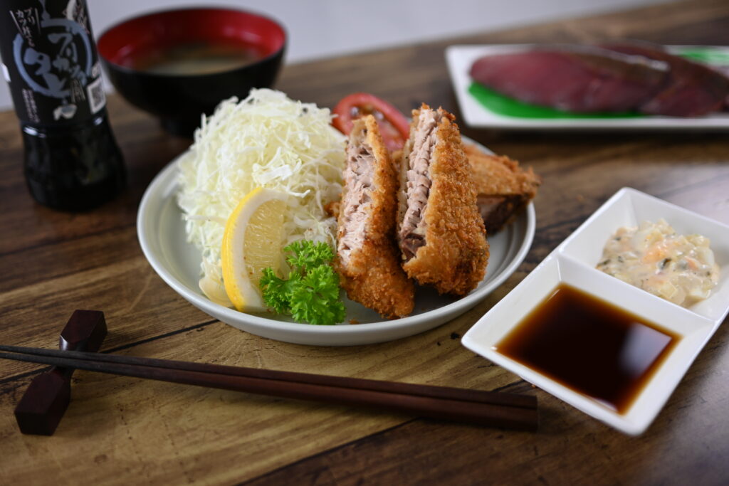 ブリカツのたれを使ったぶりのフライ丼