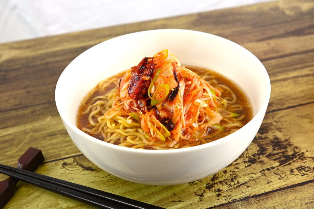 ピリ辛旨たこラーメン