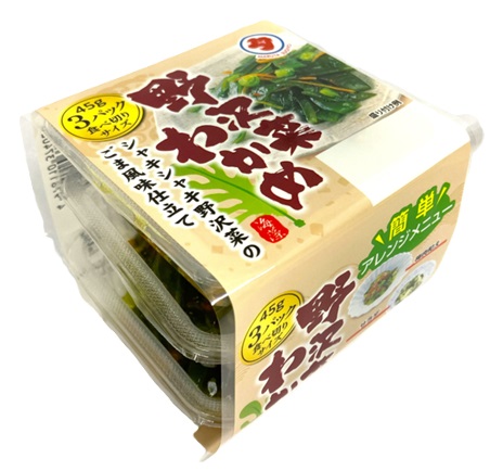 3連カップ　野沢菜わかめ